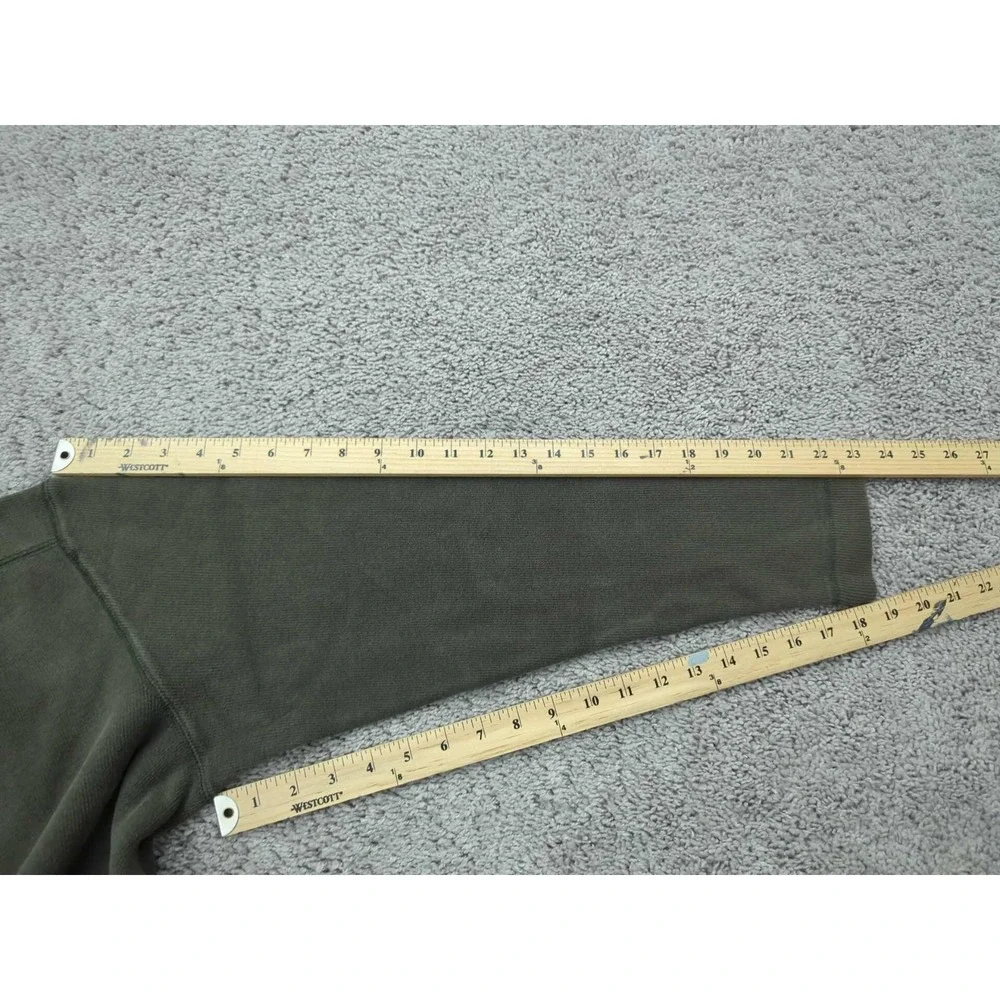 Eddie Bauer Pullover Sweater Mens Small Green Long‎ Sleeve 100% Cotton Ribbed - Picture 5 of 9